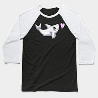 Shark Bites! (White) Baseball T-Shirt